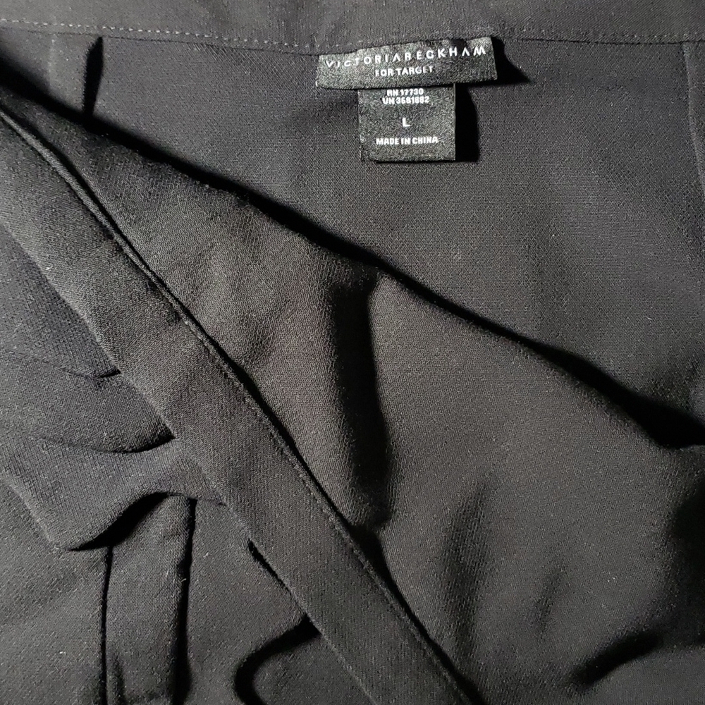 Victoria Beckham for Target Black Mini Skirt,  Size Large - Picture 5 of 7
